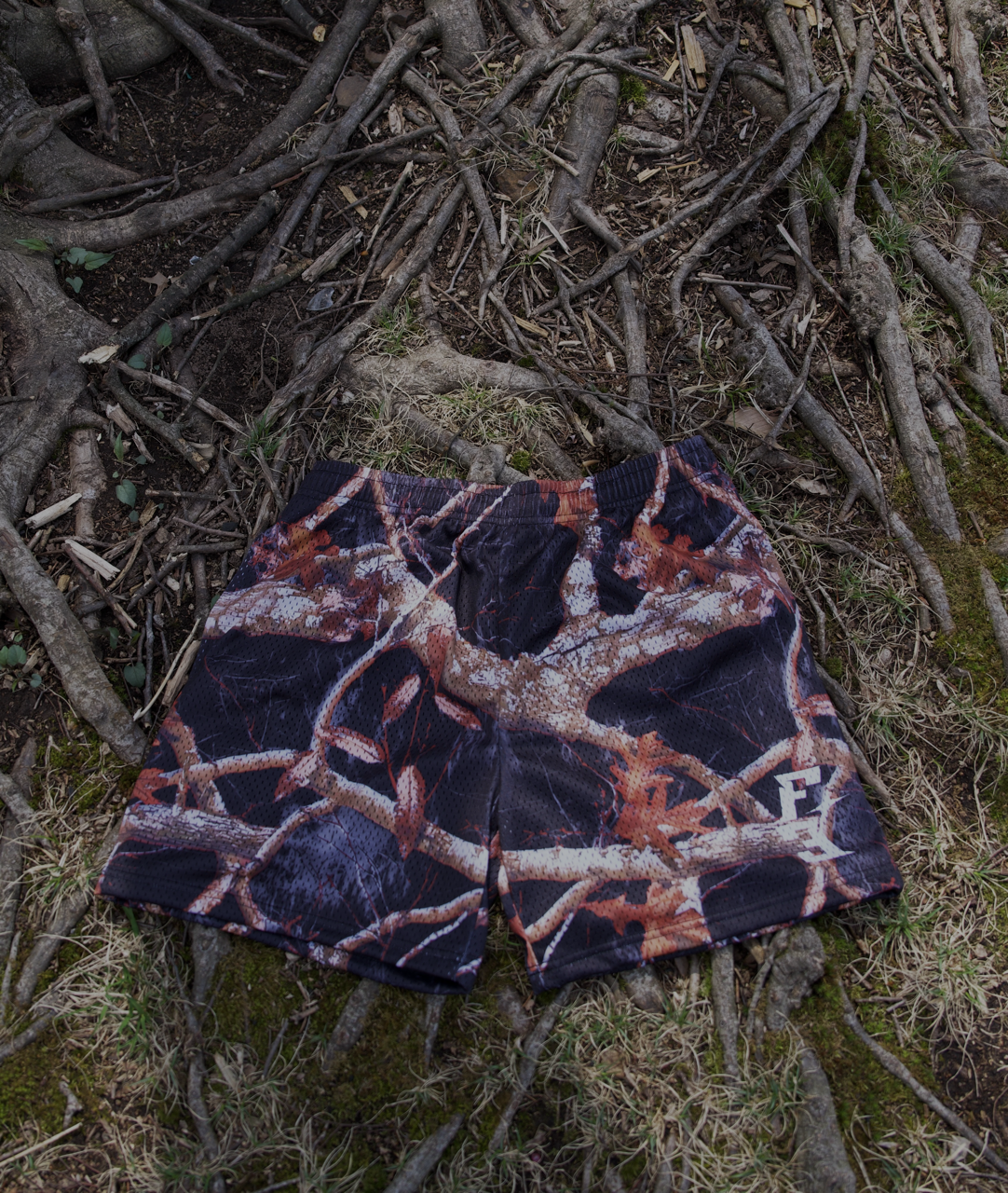 Camo Mesh Shorts
