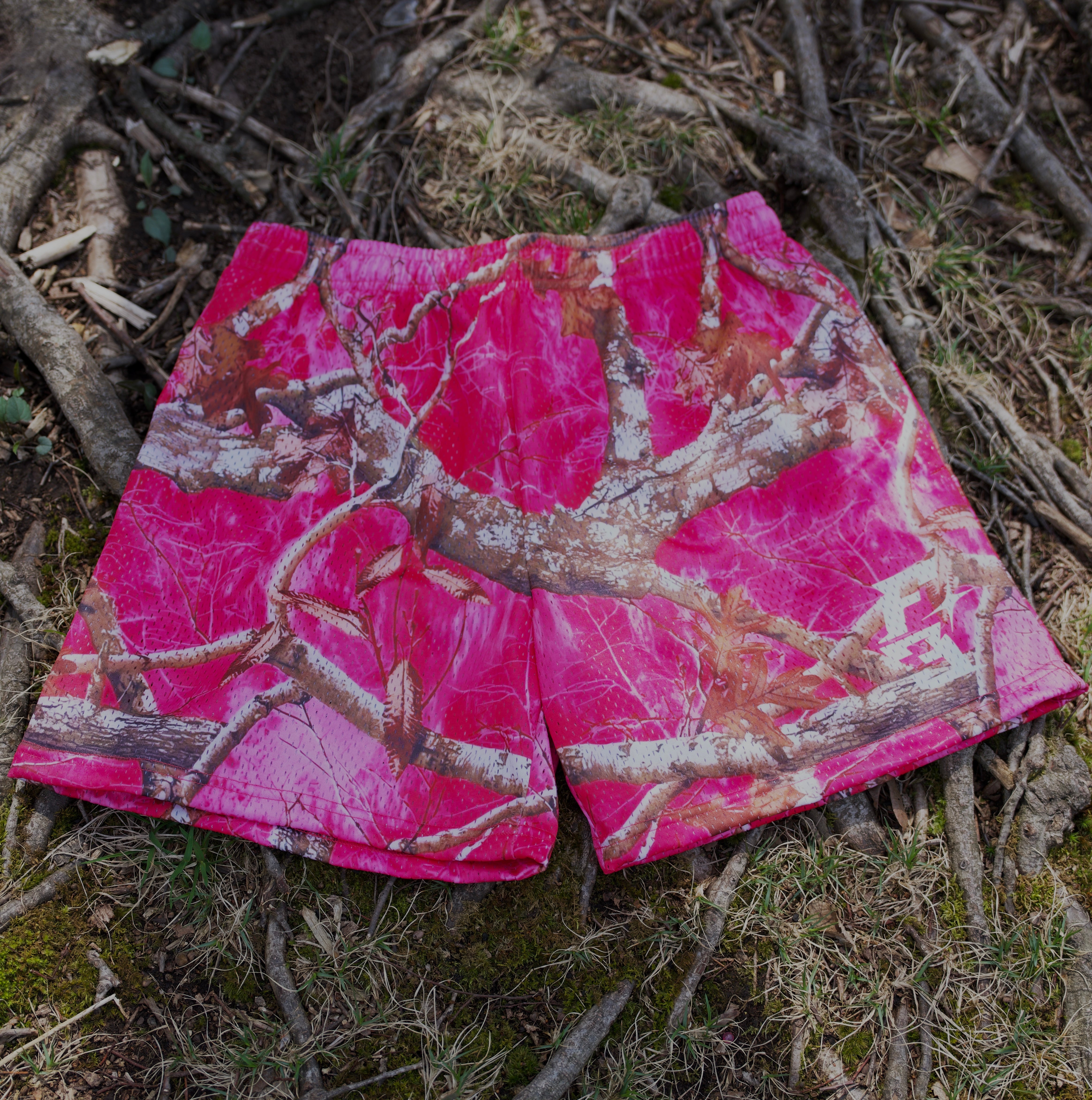 Camo Mesh Shorts